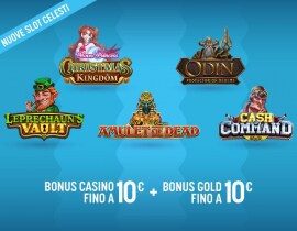 Bonus Combo: 20€ Casino e GOLD sulle nuove slot Play’ngo