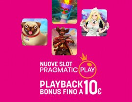 Nuove Slot Pragmatic – Fino a 10€ di Bonus
