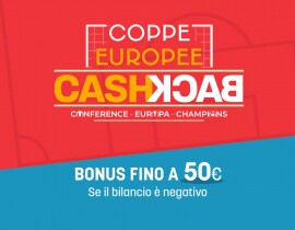 Cashback Coppe Europee 