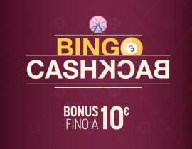 Bingo Cashback - Fino a 10€