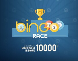 Bingo Race Montepremi di 10.000 €Bonus