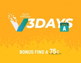 Play Virtual Serie A: fino a 75€ di Bonus Gold