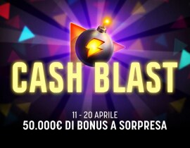 Bonus Cash Blast: 50.000€ a sorpresa