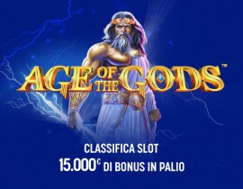 Classifica Age of the Gods: 15.000€ in Bonus