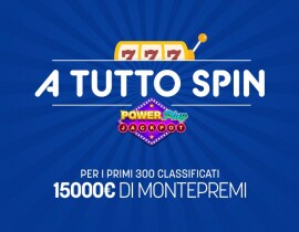 A Tutto Spin: 15.000€ di Bonus - Power Play Jackpot