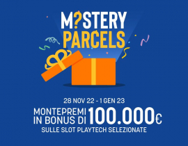 Speciale Mystery Parcel: 100.000€ di Bonus a sorpresa