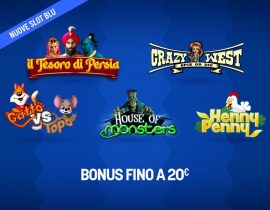 Fino a 20€ di Bonus: Nuove Slot Consulabs