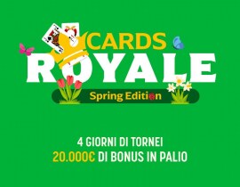 Cards Royale: 20.000€ in palio