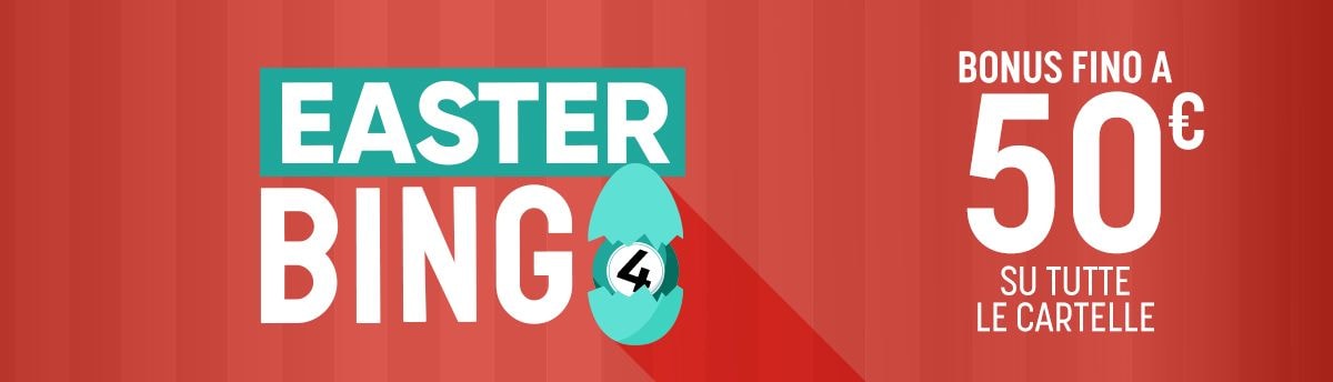 Easter Bingo: fino a 50€ di bonus