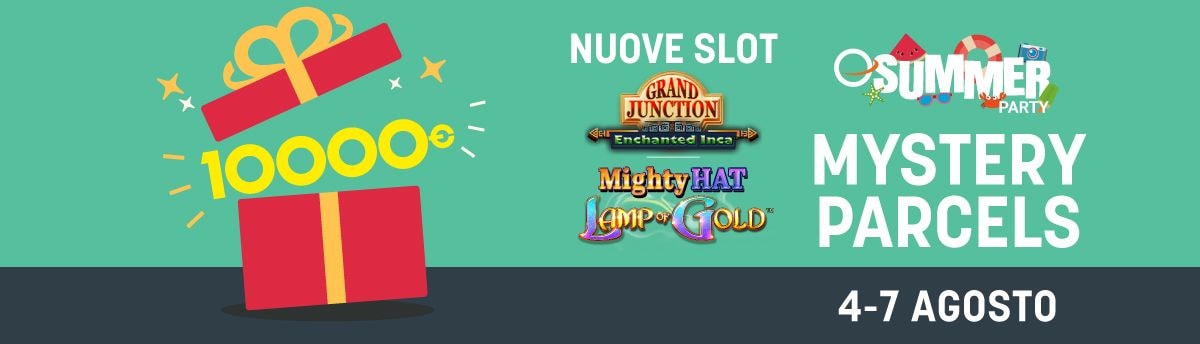 10.000€ di Bonus a Sorpresa Sulle Nuove Slot Playtech