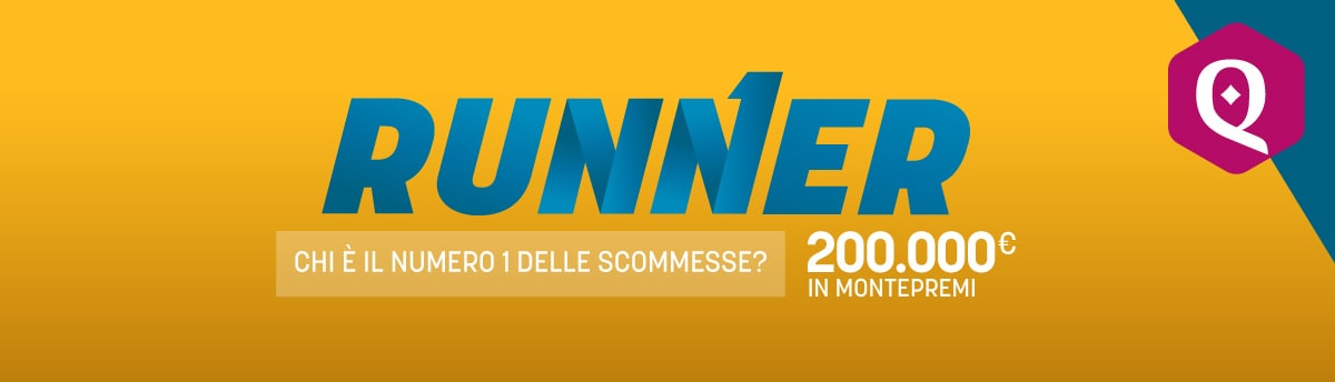  SNAI Runner, la maratona con 200.000€ di Bonus in palio